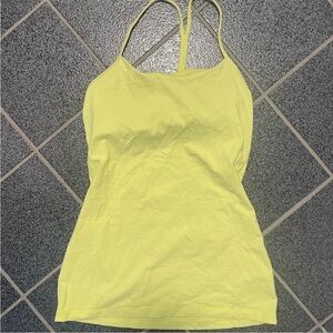 Lululemon razor back Yellow / Lime Green Athletic Tank Top
